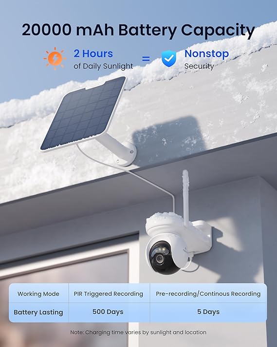 Reolink Altas PT Ultra 4K Security Camera and Solar Panel 2