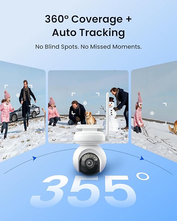 Reolink Altas PT Ultra 4K Security Camera and Solar Panel 2